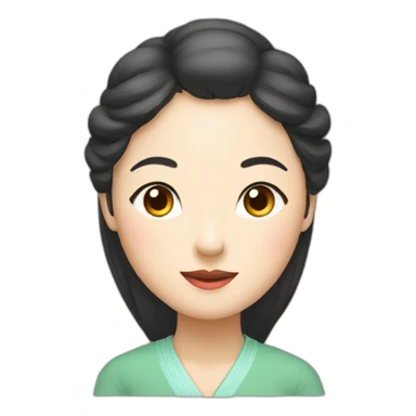 Chinese lady up side down doing yuga sticker