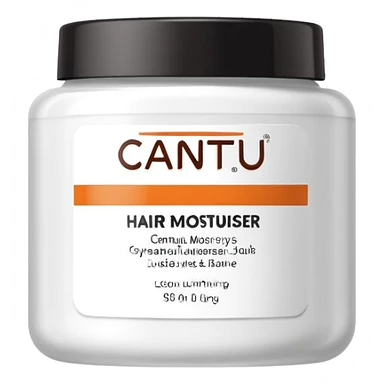 Jar of Cantu Hair Moisturiser.  sticker