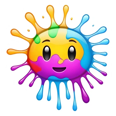 Splat on a window  sticker