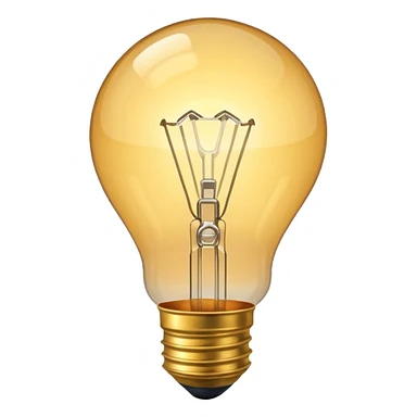 light bulb
 sticker