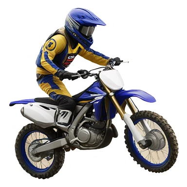 Yamaha Dirt bike wheeling sticker