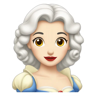 Blanche neige sticker