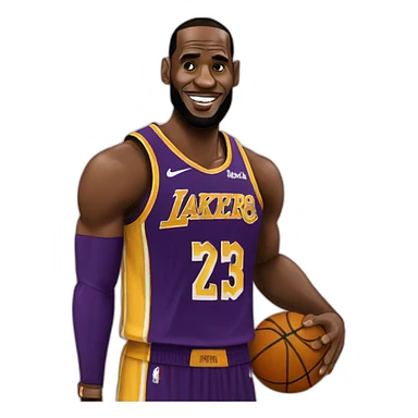 LeBron jams sticker
