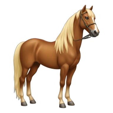 un chaval qui fais du cheval sticker