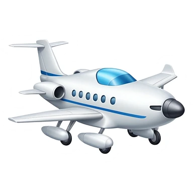 Plane with a bed  sticker