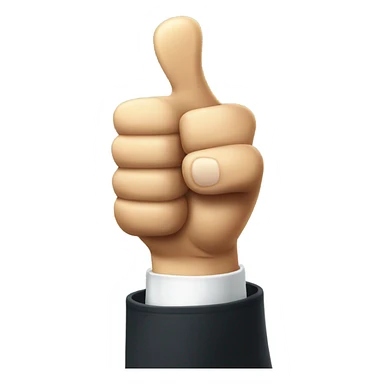 thumbs up trump  sticker