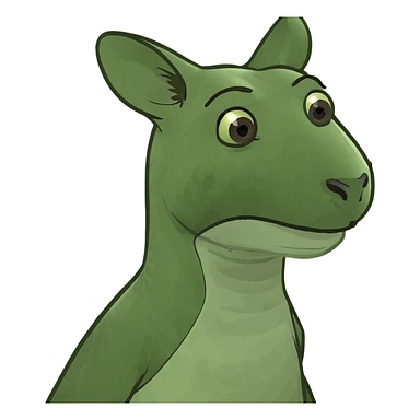 Kangaroo sticker