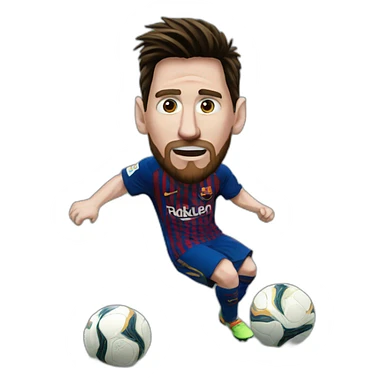 Messi as a theif sticker