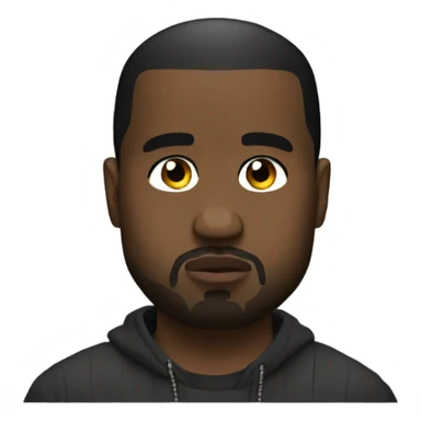 kanye emoji sticker