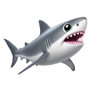 Light-pink baby shark sticker