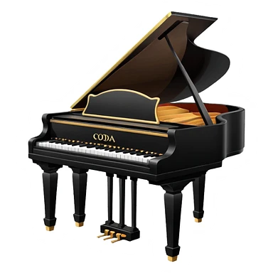 coda piano sticker