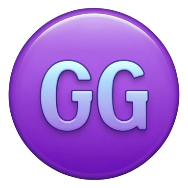 Purple circle 🟣 with letters “iG” sticker