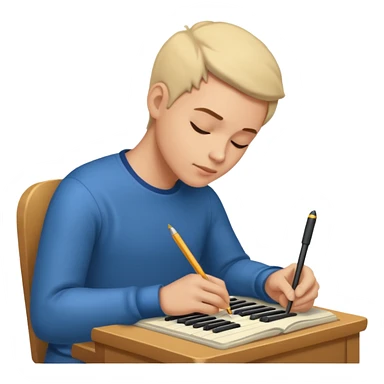 writing music sticker