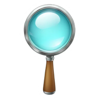Magnifying glass over a sound sticker