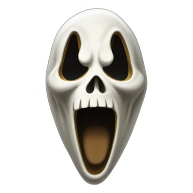 Ghostface scream sticker