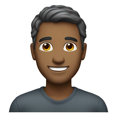 confident guy under the sun handsome sticker