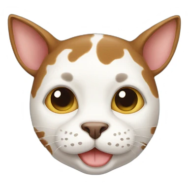 Cat cow sticker