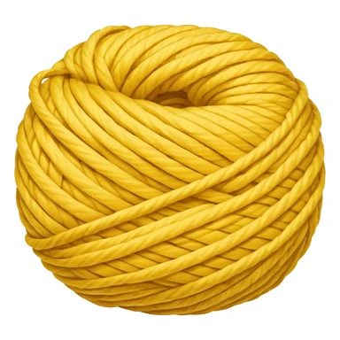 yellow ball of yarn sticker