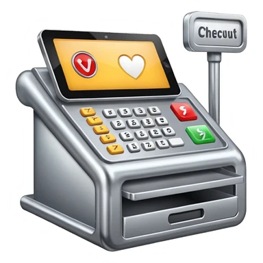 checkout till sticker