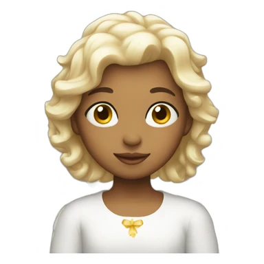 christmas angel sticker