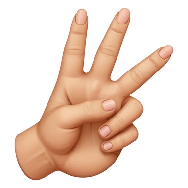 Let it be the hand showing the vulgar finger but down sticker