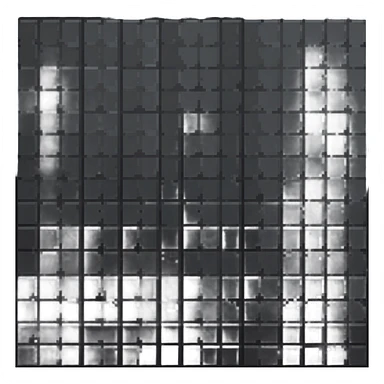 extremely dark gray metal background, very minimal details, subtle texture, nearly black with faint grid pattern, simple 32x32 game background tile sticker