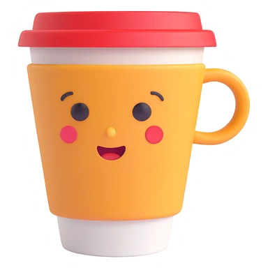 coffee cup sticker