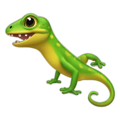 swearing gecko sticker