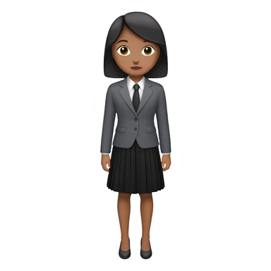 Just give me clothes only clothes like a suit and a skirt  sticker