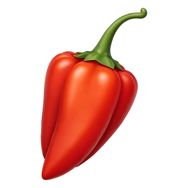 pointy red pepper sticker