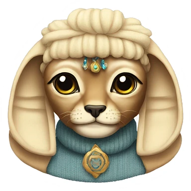sphinx wearing a sweater  sticker