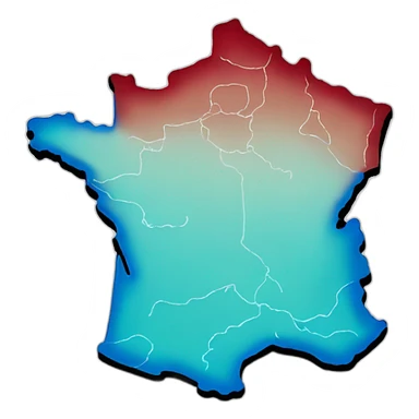 France map sticker
