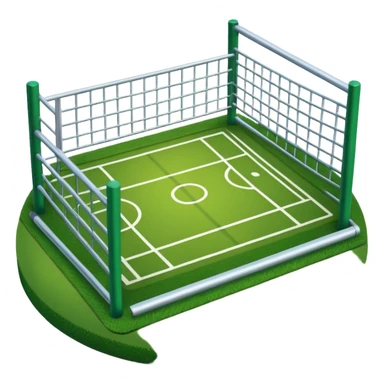 sports ground on a transparent background, bars and sports simulator sticker