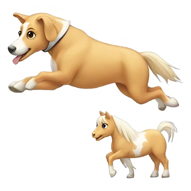 Dog and pony show sticker