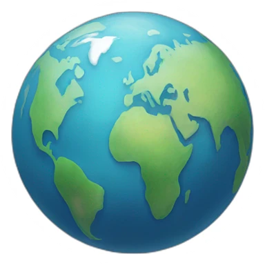 Earth with atmosohere sticker