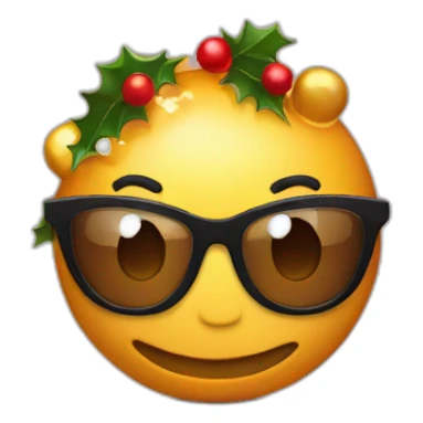 Bombo bolas navidad sticker