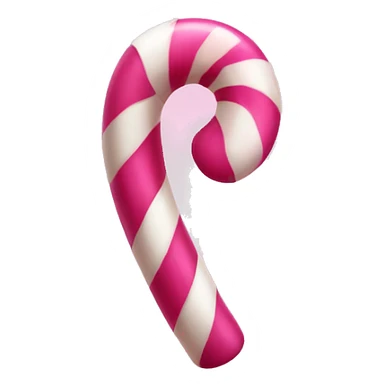 Long Pink candy cane sticker