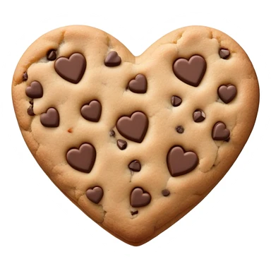 cookie heart with IGY6 written across sticker