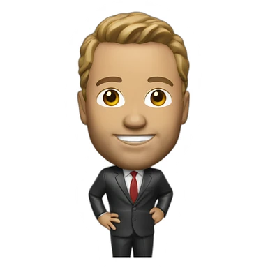 pierce morgan bobblehead sticker