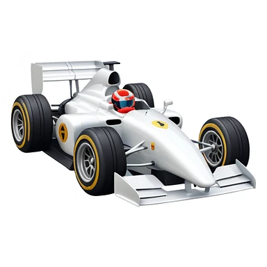 Car f1 branco sticker