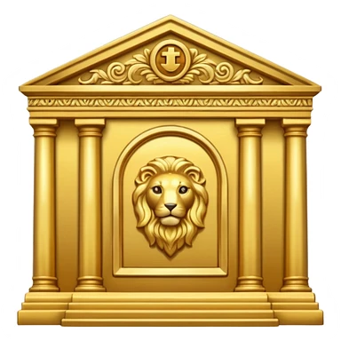 bank color gold sticker