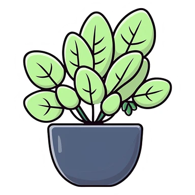 Sedum Pachyphyllum jelly bean plant succulent with thick tubular leaves sticker