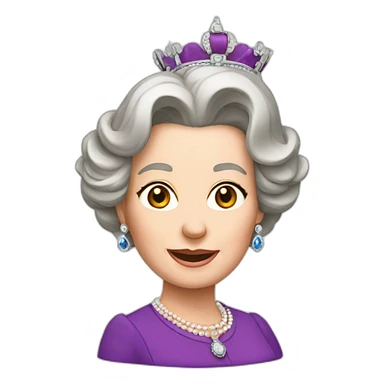 Koningin Beatrix sticker