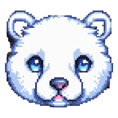 cute animal face sticker