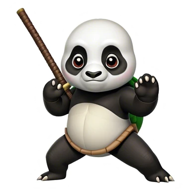 Kungfu Panda turtle sticker