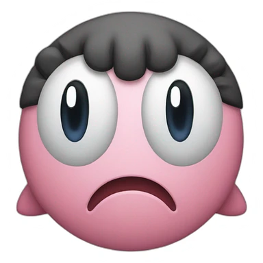 kirby-angry sticker