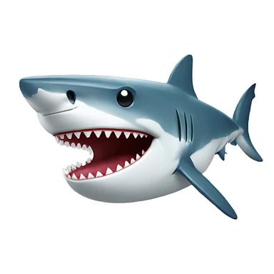 Shark with joint sticker