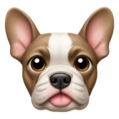 French bull dog coffee color sticker