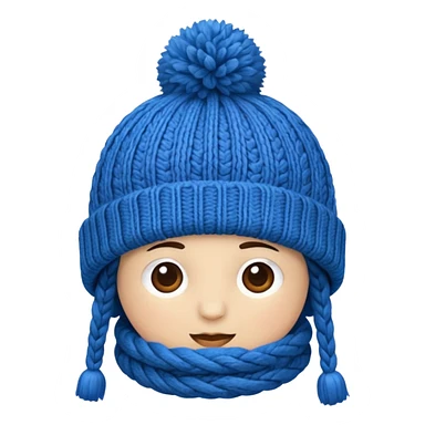 Hat for winter sticker