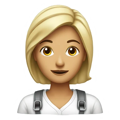 woman with vac sticker